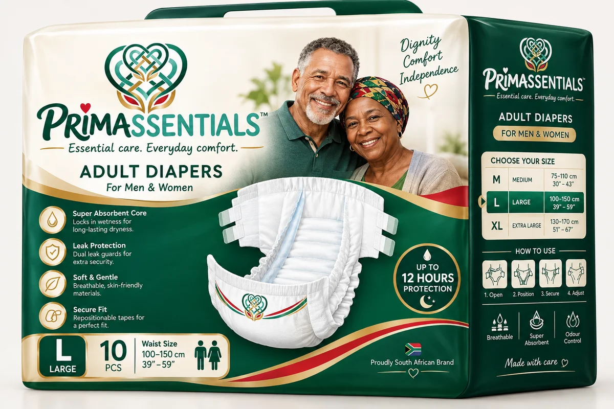 Primasentials product packaging